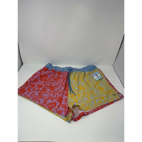 Roxy Juniors' Women's Tapestry Multicolor Patchwork Board Shorts XL - Picture 4 of 6